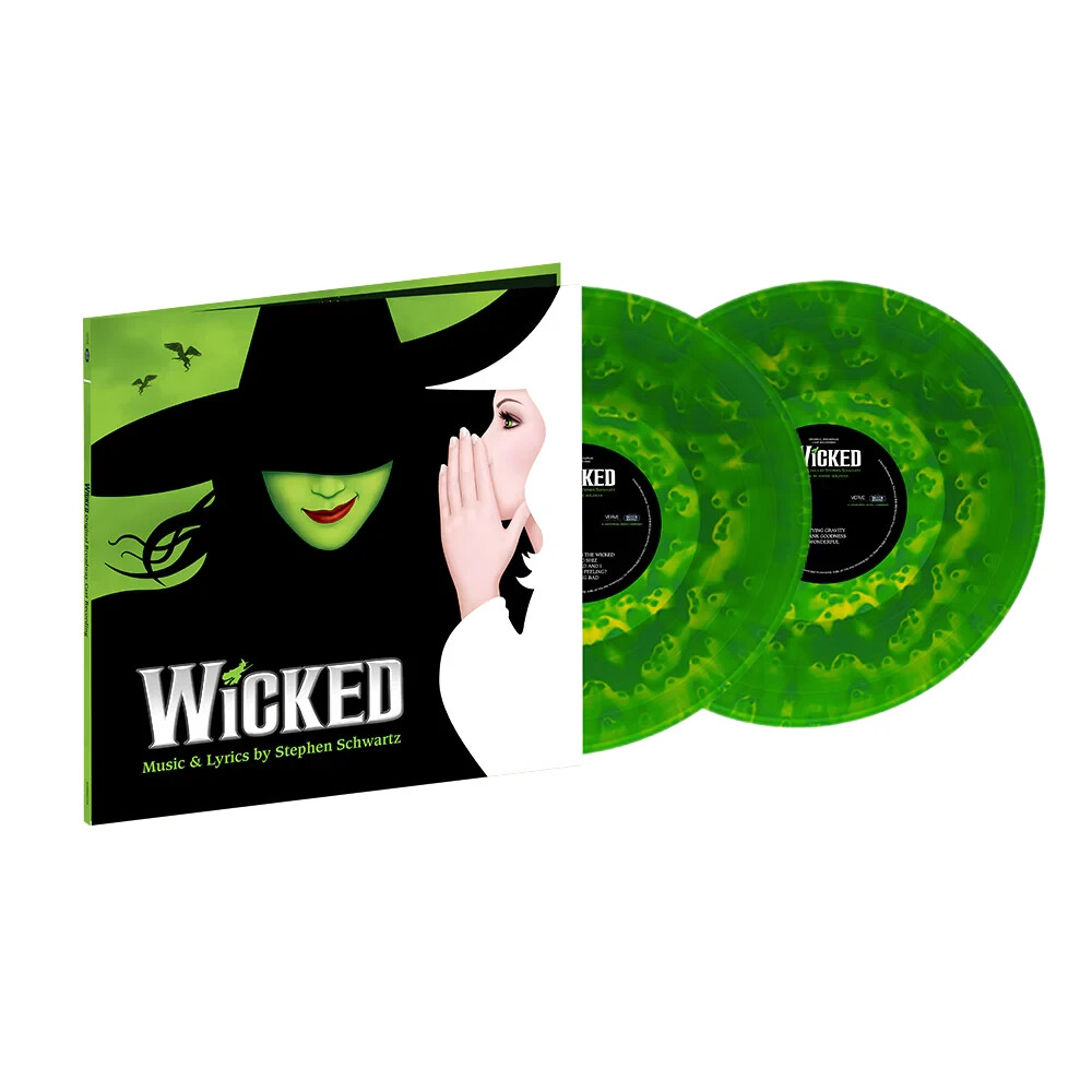 Wicked 20th Anniversary Double Wicked Green Vinyl Record, NEW