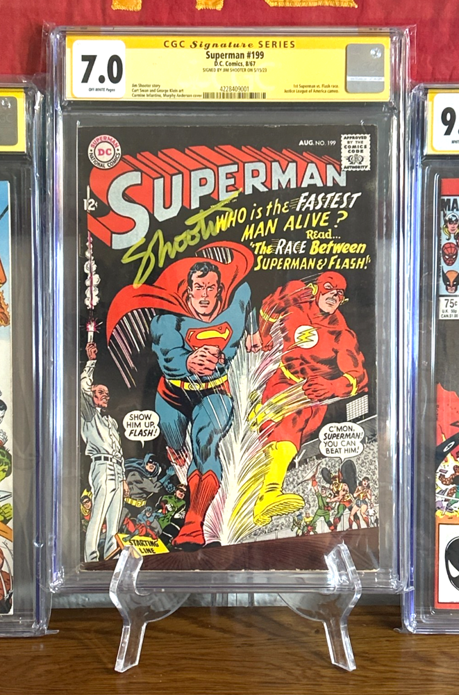 Superman #199 - CGC Signature Series 7.0 (Jim Shooter in Yellow)