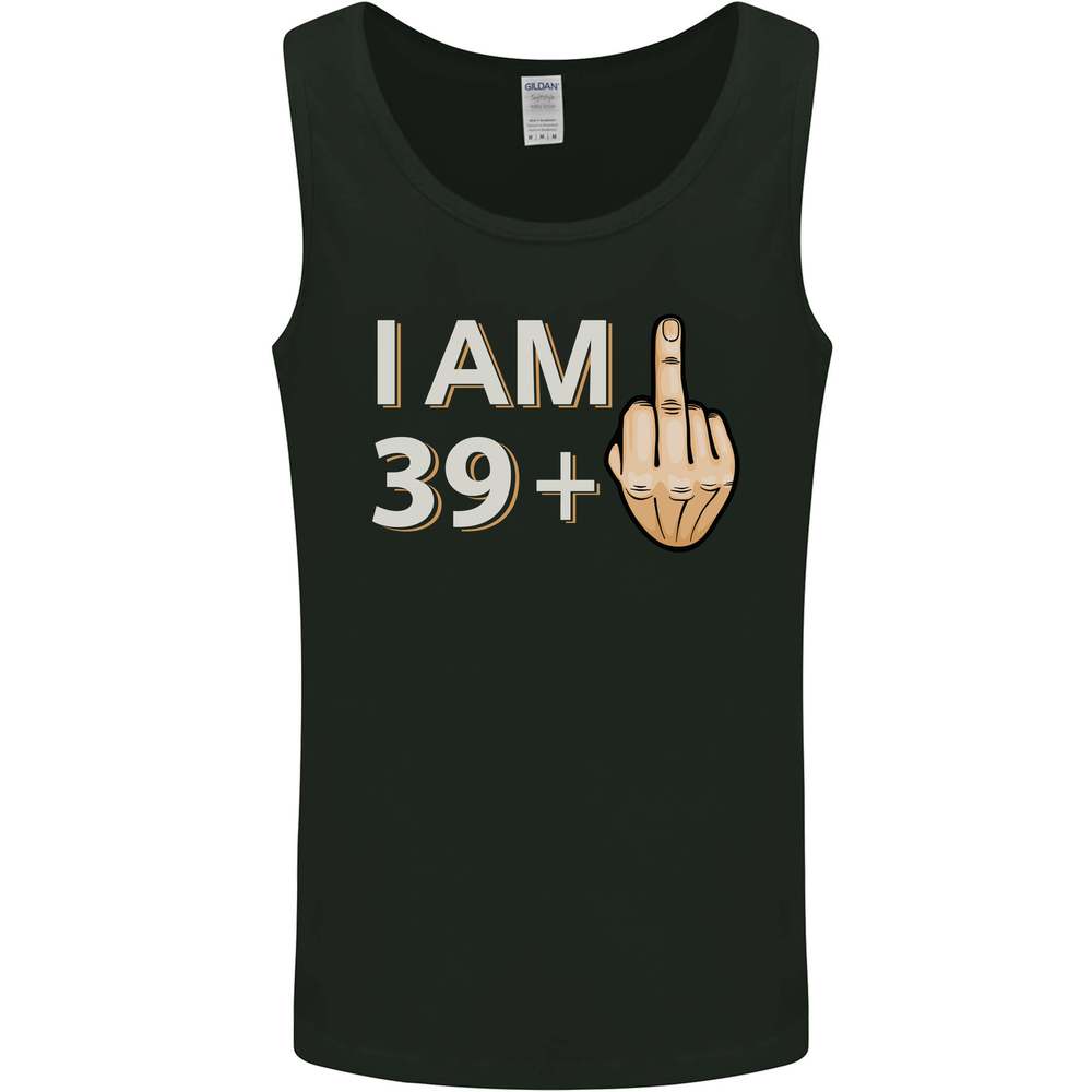 40th Birthday Funny Offensive 40 Year Old Mens Vest Tank Top