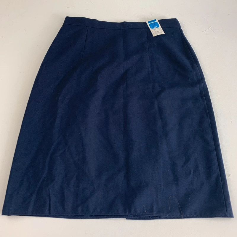 St Bernard Navy Pencil School Skirt Mid-Long Lightweight Size 12 New
