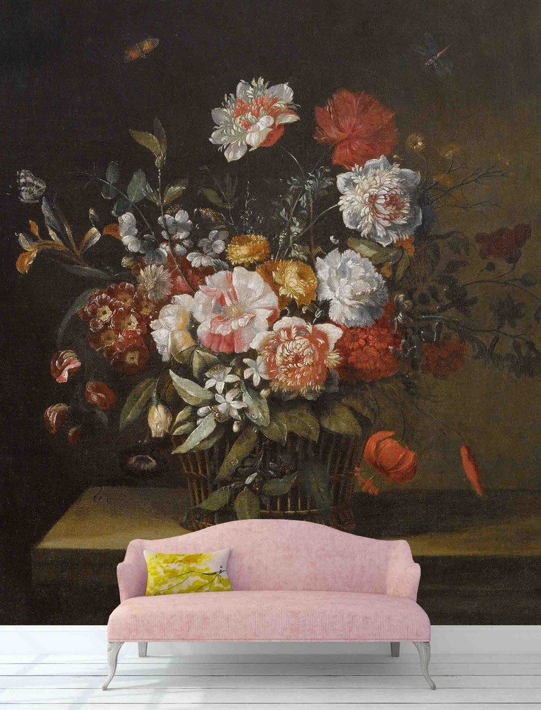 3D Flowers Still Life Oil Painting Wall Murals Wallpaper Murals Wall Sticker 6