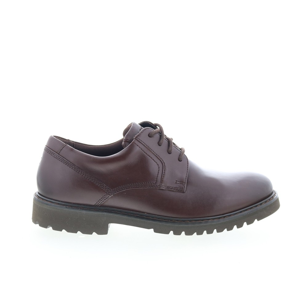 Rockport Maverick Plain Toe Oxford Mens Brown Wide Oxfords Plain Toe Shoes