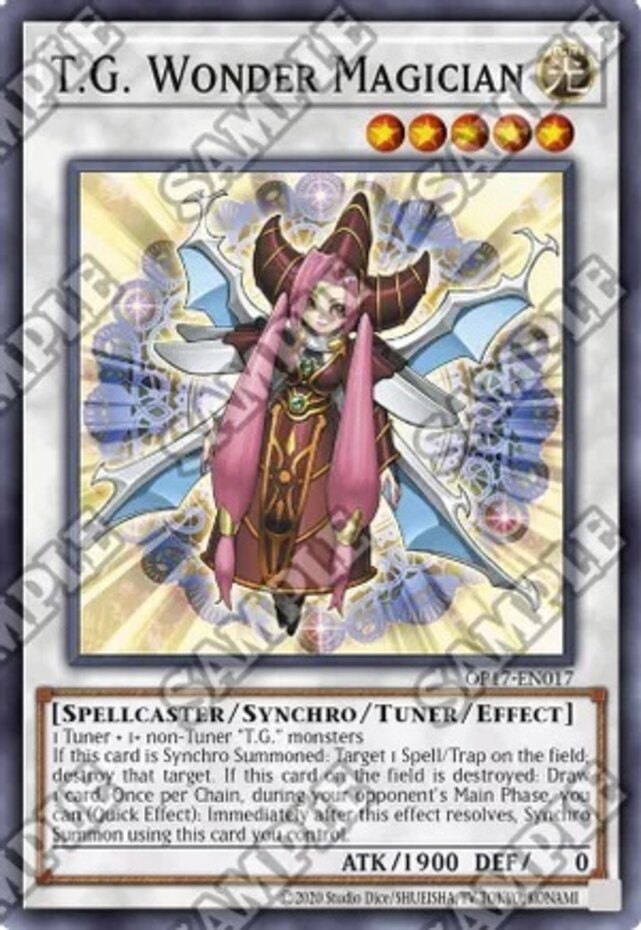T.G. Wonder Magician OP17-EN017 Common Unlimited LP