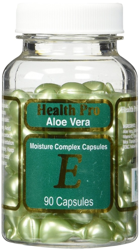 Aloe Vera Vitamin E Skin Oil 90 Capsules for Hydration and Glow  