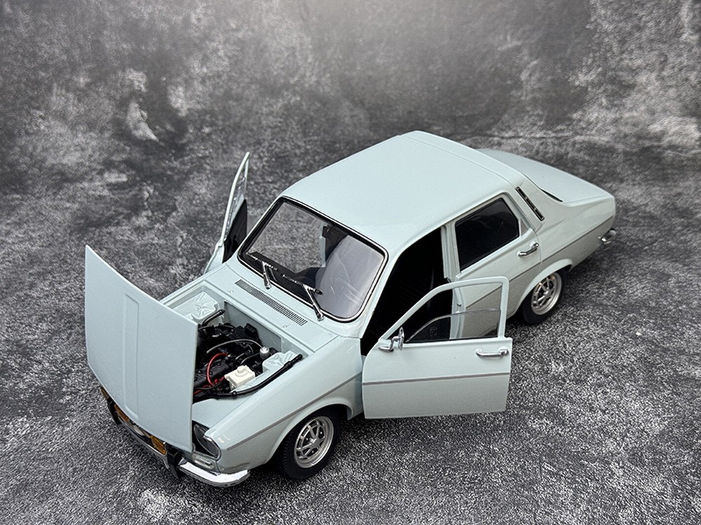 Norev 1/18 Scale Renault 12 TS White Diecast Car Model Toy Collection Gift