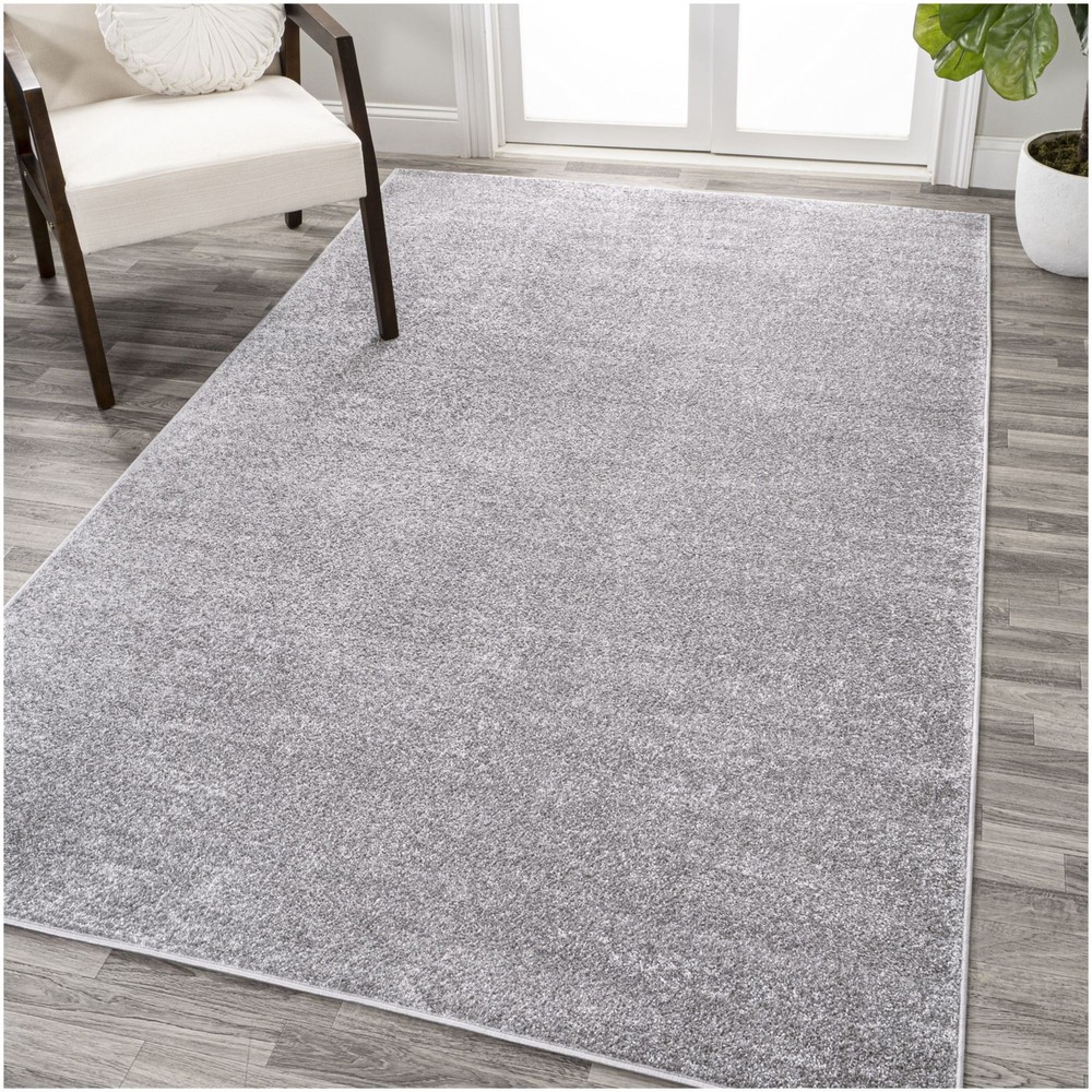 Jonathan Y SEU100-4 Grey Supersoft 4x6 Polypropylene Rug