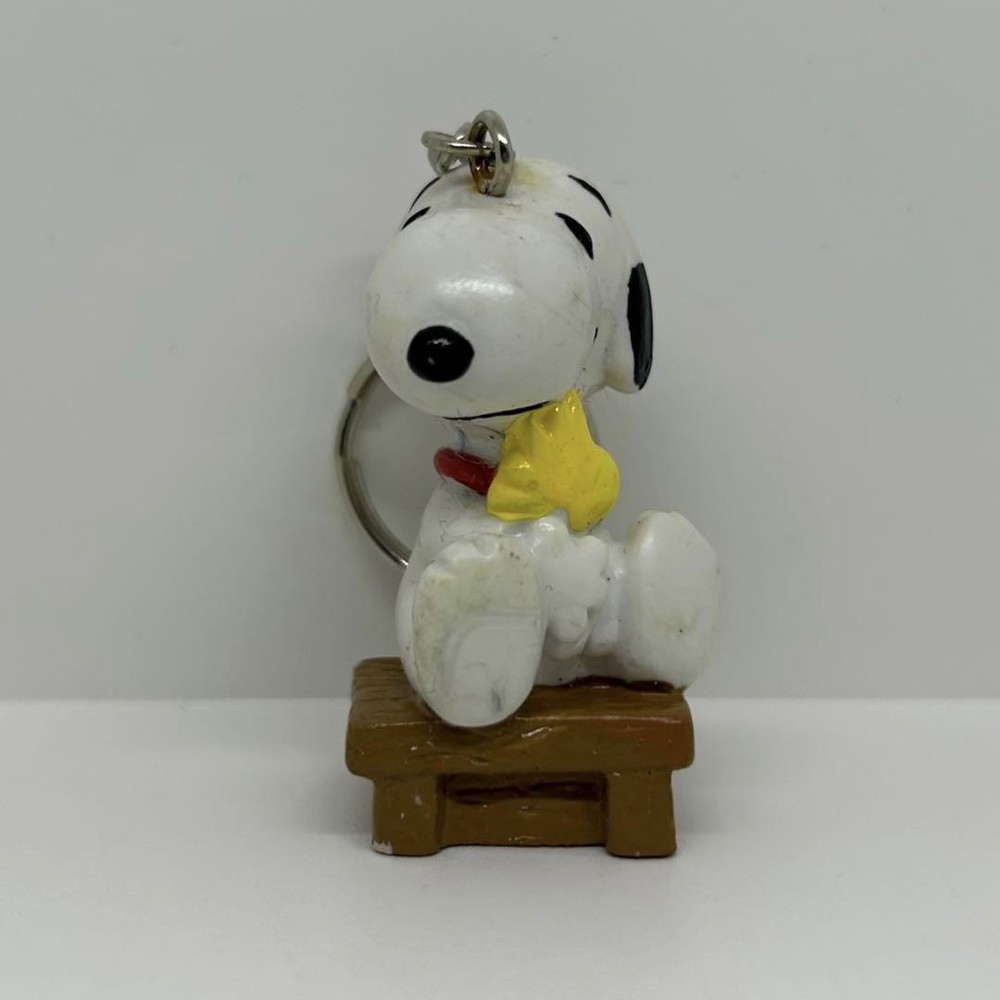 Snoopy & Woodstock Vintage Keychain Collectible Figure