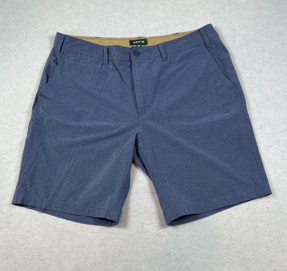 Orvis Men’s Tech Shorts Size 38 Navy Blue 9