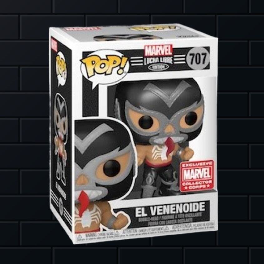 Marvel Corps El Venenoide Lucha Libre funko pop 707