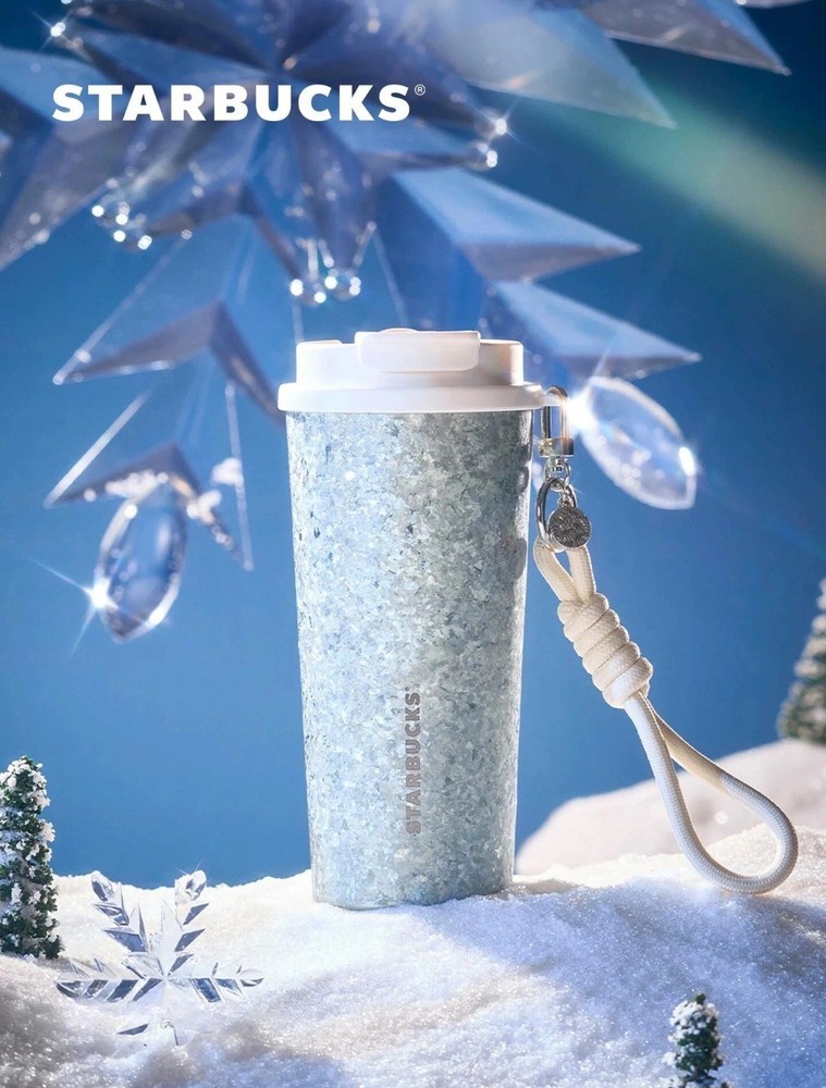 Starbucks China 2025 New Winter Snow 2.0 17oz Double Drinking Spout Cup Gift