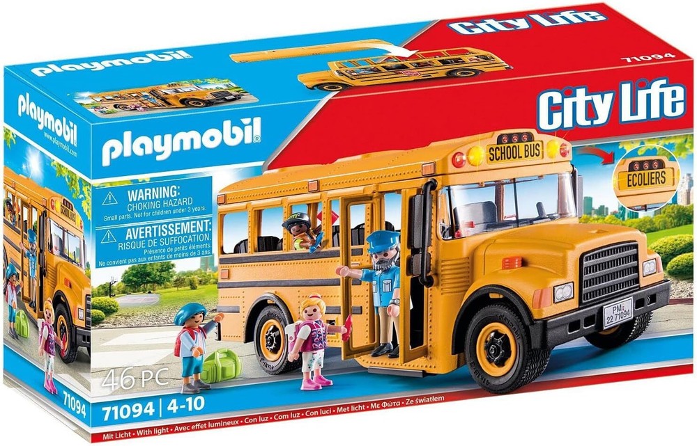 Deluxe School Bus Toy with Driver, Students & Accessories for Imaginative Play