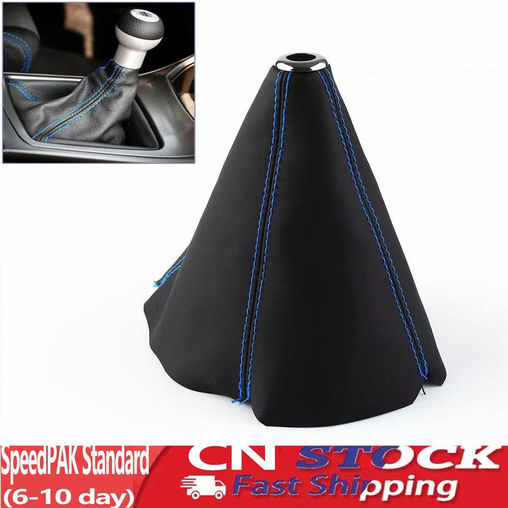 Universal Car Gear Stick Gaiter Knob Cover Leather Shift Boot Interior Styling