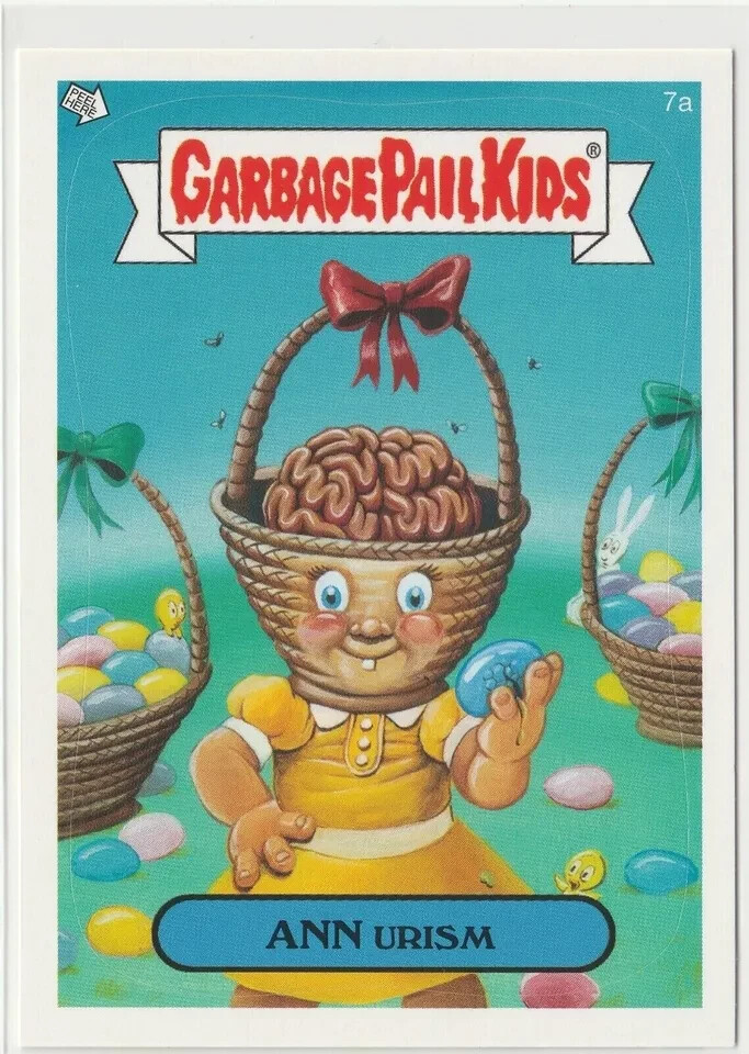2006 GPK All-New Series 5 ANS5 Easter Ann Urism #7a Garbage Pail Kids