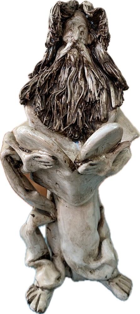 Signed Dino Bencini Moses with 10 Commandments Sculpture Figurine