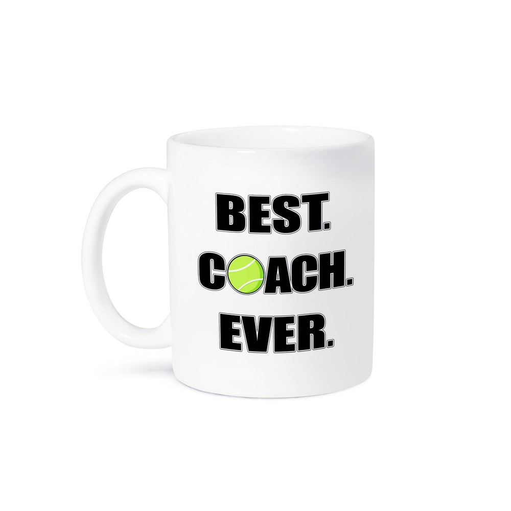 3dRose, Tennis - Best. Coach. Ever., Mug