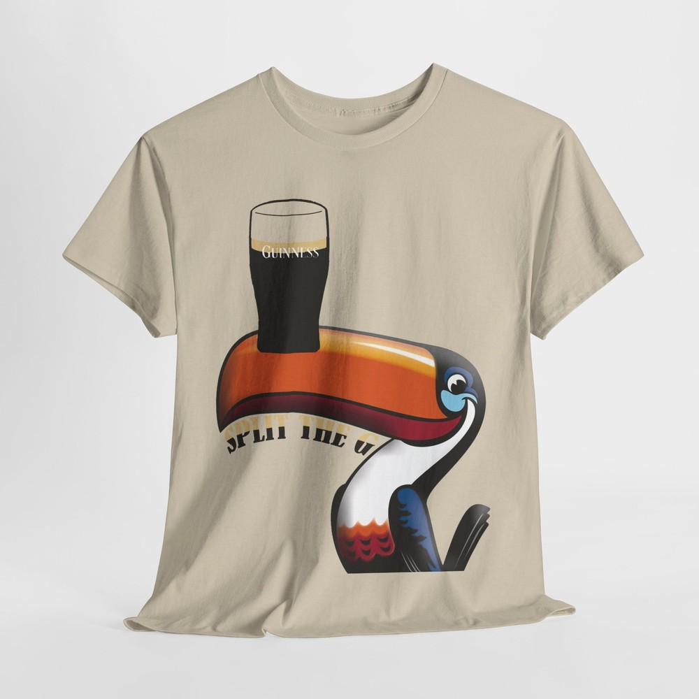 St. Patrick's Day T-Shirt, Split The G Guinness Tee, Clover Shamrock Top