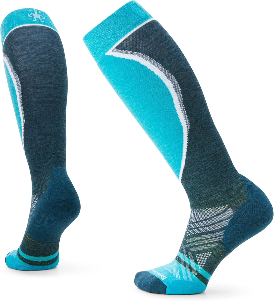 Women's Comfort Ski Socks with Targeted Cushion Over Calf Design