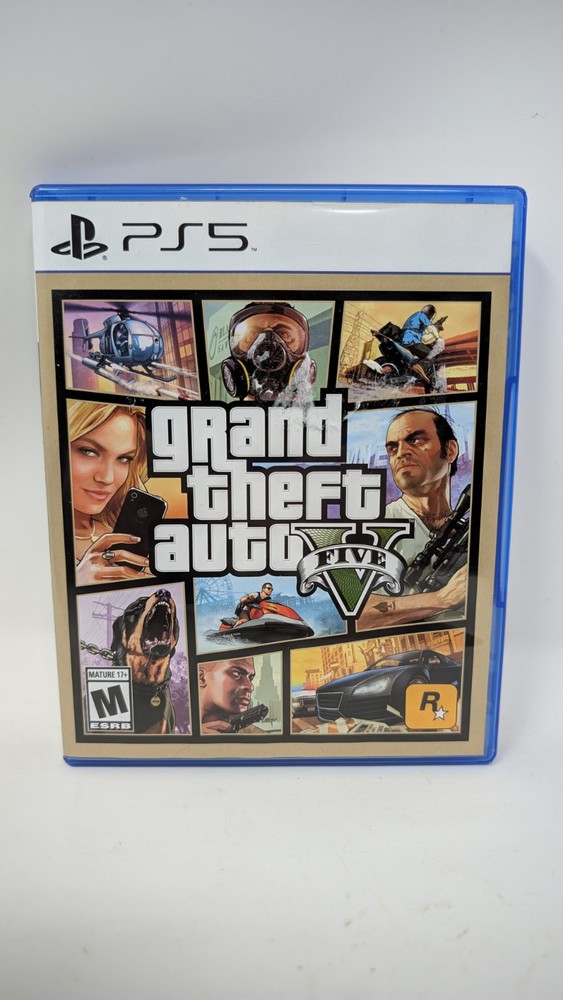 Grand Theft Auto V 5 Standard Edition Sony PlayStation 5 PS5 Rockstar Games