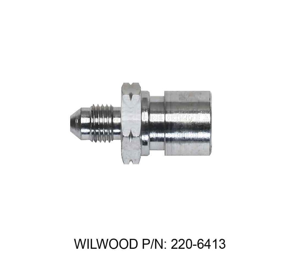 Wilwood -3AN Male to M10x1.00 IF Straight Adapter Fitting 220-6413