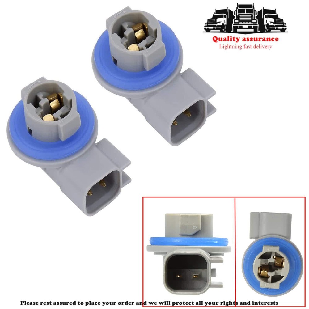 2Pcs Tail Lamp Bulb Socket Compatible with Dodge RAM 1500 2500 3500 - 68046629AA OEM Replacement