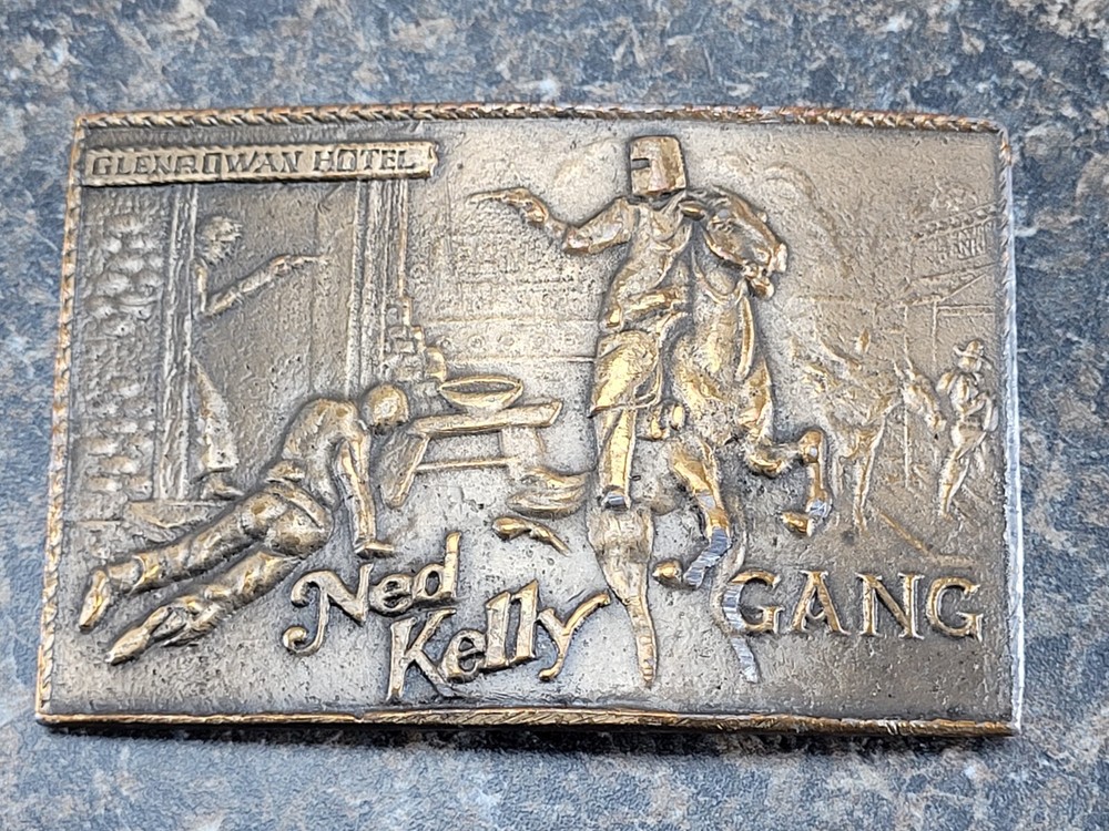 Ned Kelly Gang Glenrowan Hotel Belt Buckle BB3 Replica