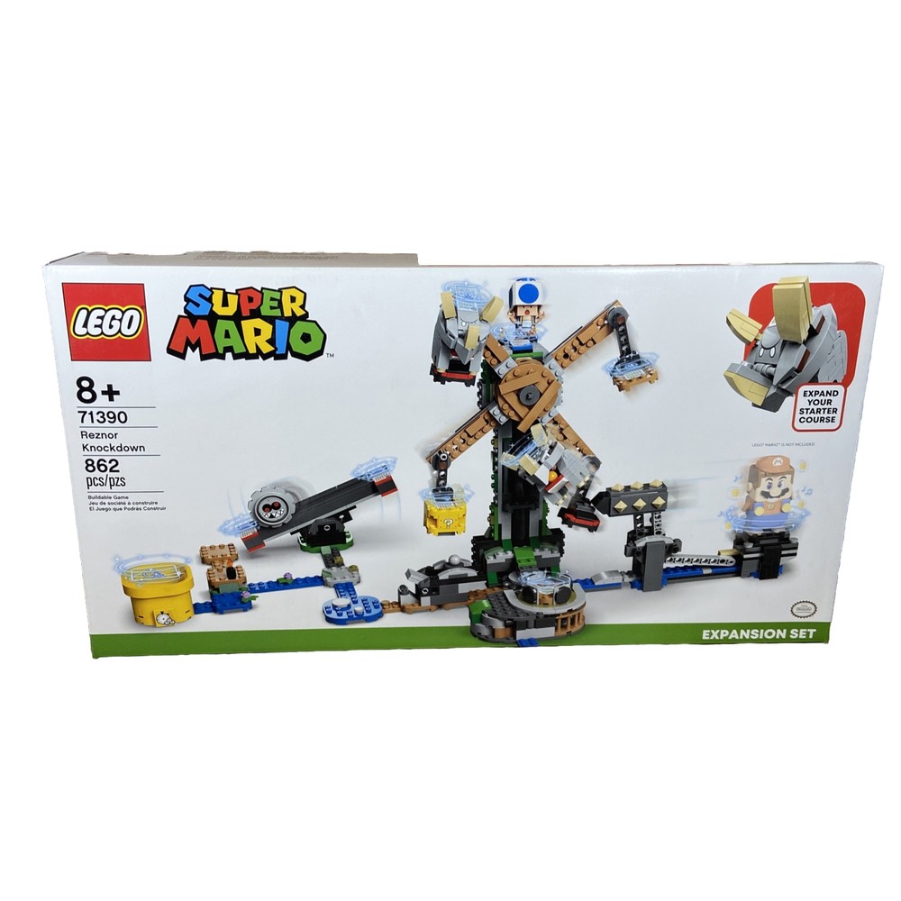 Lego Super Mario Renzor Knockdown Expansion Set 71390 Brand New