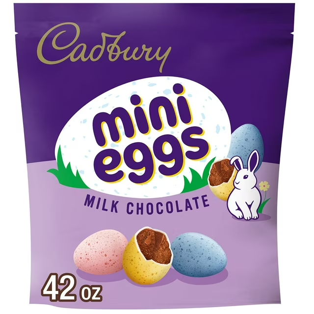 CADBURY MINI EGGS Easter Milk Chocolate Candy, 42 oz.