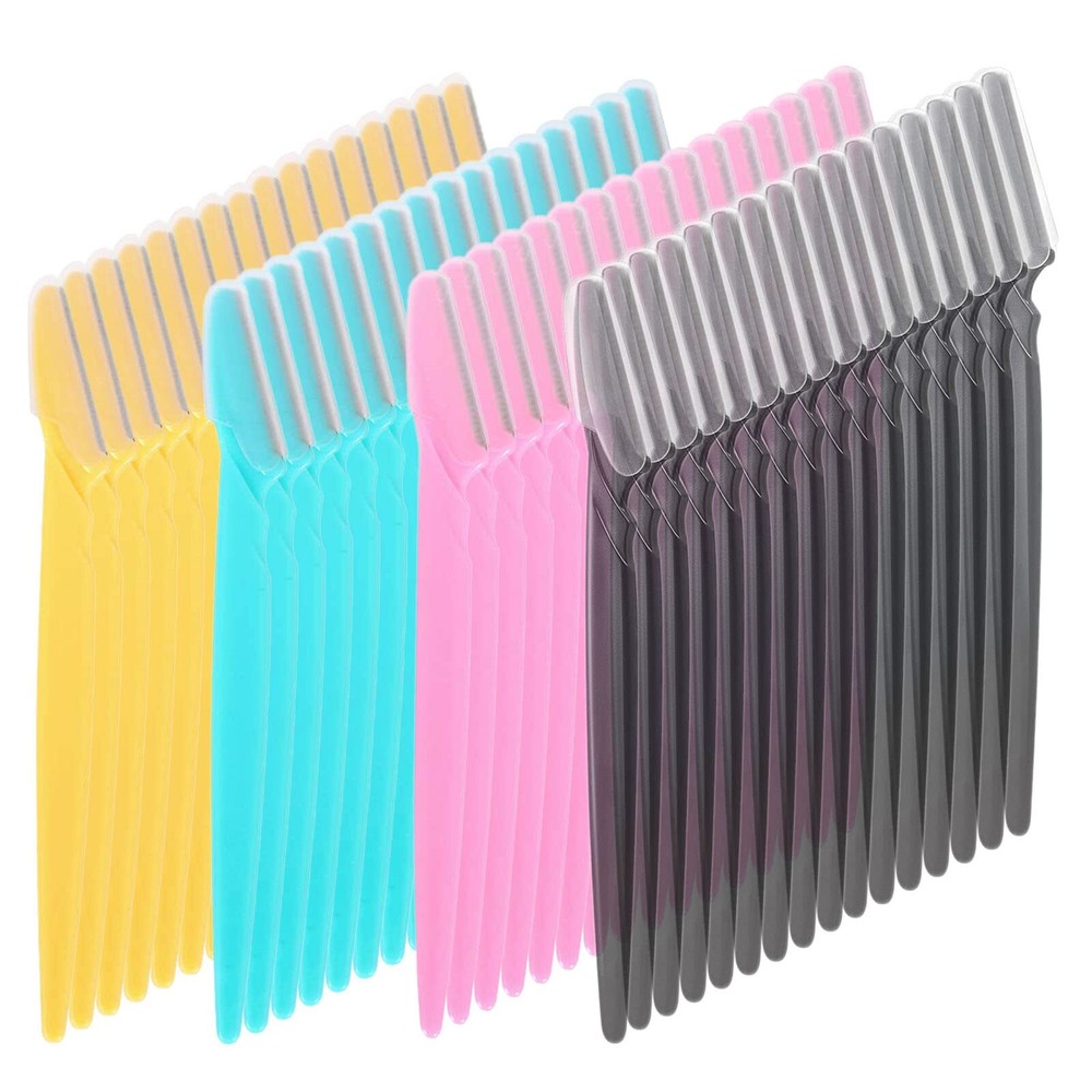 Eyebrow Razor 64 Pcs Face Razors Eyebrow Razors for Women Multipurpose Exfoli...