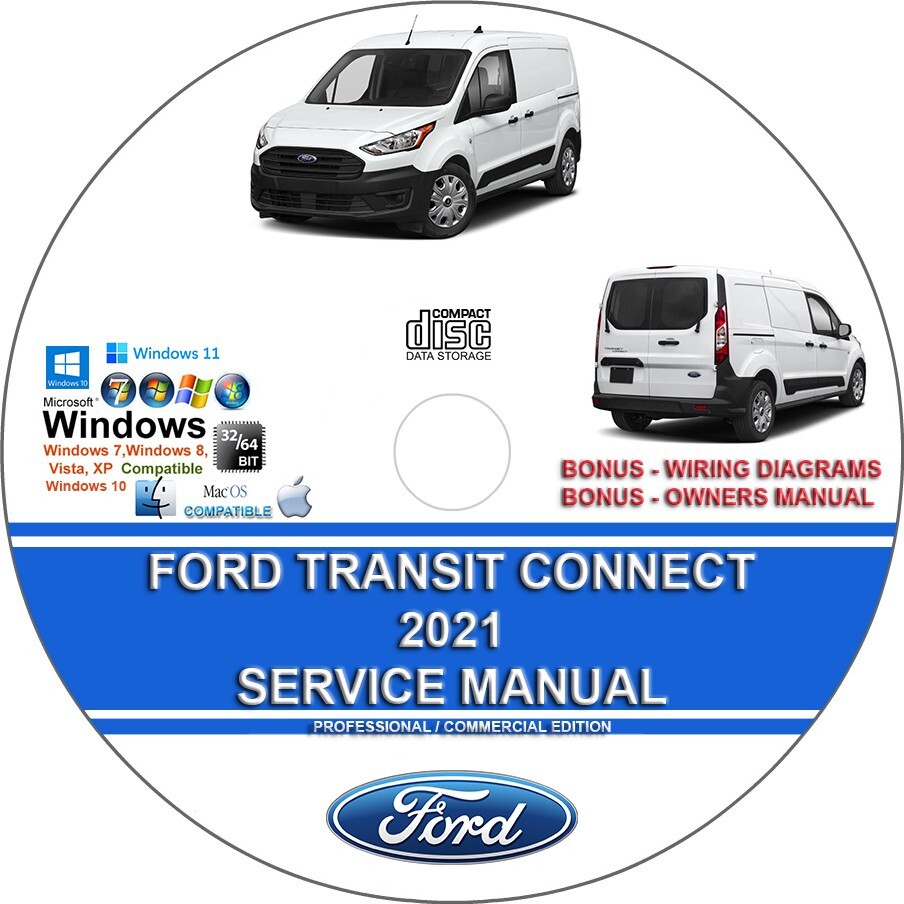 Ford Transit Connect 2021 Factory Service Repair Manual + Wiring Diagrams