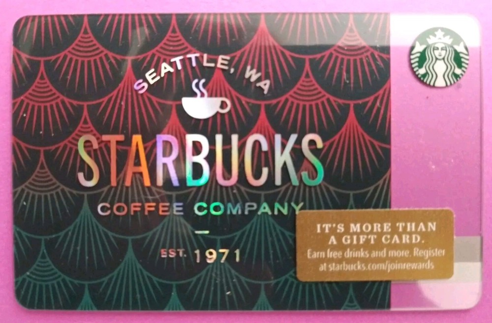 STARBUCKS GIFT CARD 2018