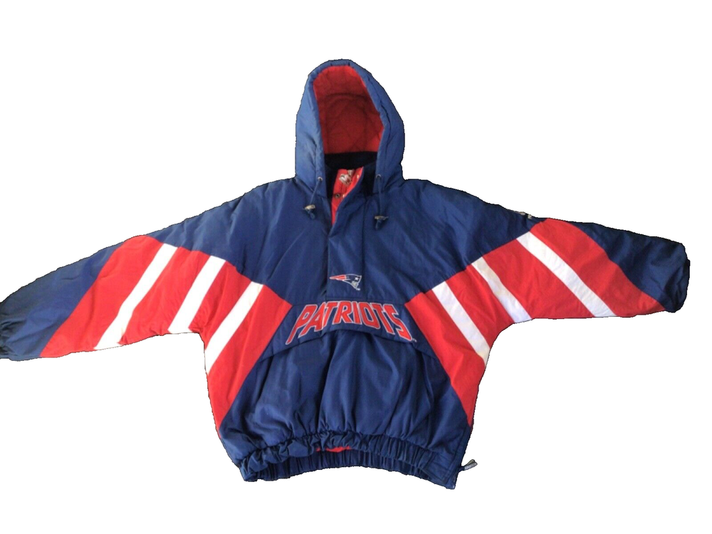 Vintage New England Patriots Pro Line Starter Jacket Adult XL 90s NFL Fan Gear