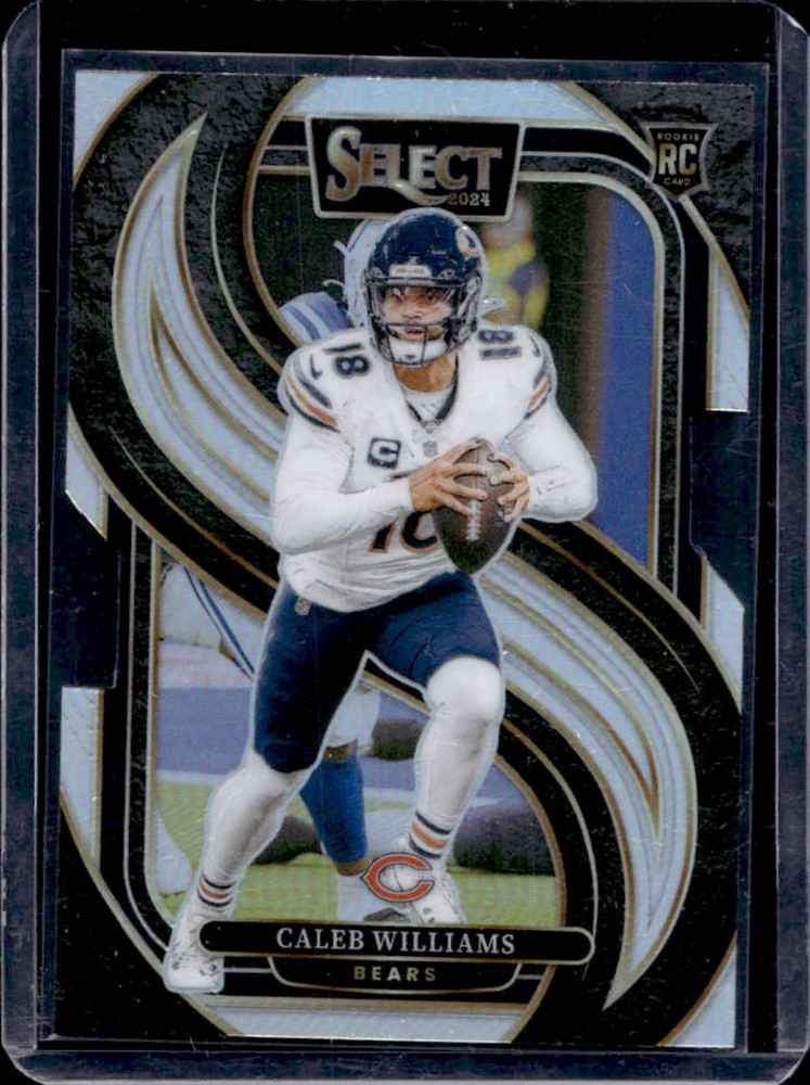 2024 Select Caleb Williams Premier RC Silver Prizm Die-Cut #114 Bears