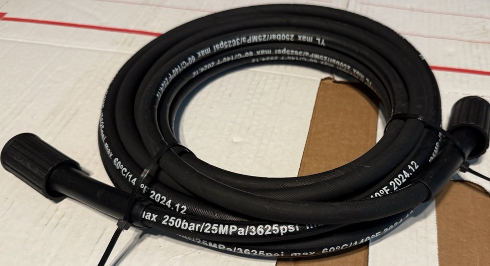 25’ YL MAX 3600 PSI PRESSURE WASHER HOSE SUPER SOFT 1/4 QUICK CONNECT 25 FOOT!