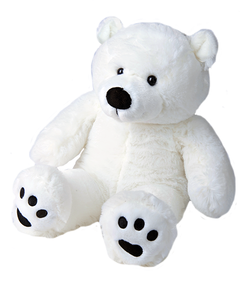 Cute Soft 8 Inch Tundra Polar Bear Plush Stuffed Toy