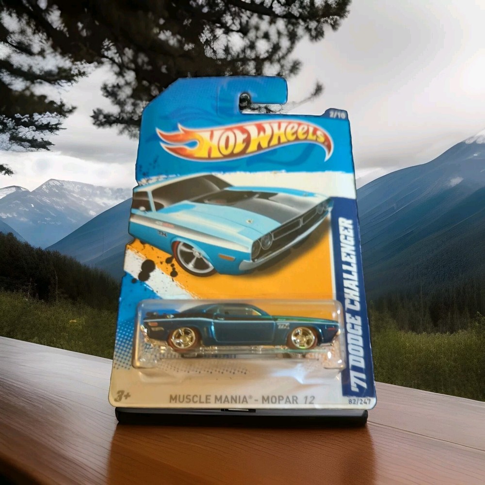Hot Wheels Muscle Mania Mopar 12 71 Dodge Challenger Treasure Hunt Real Riders