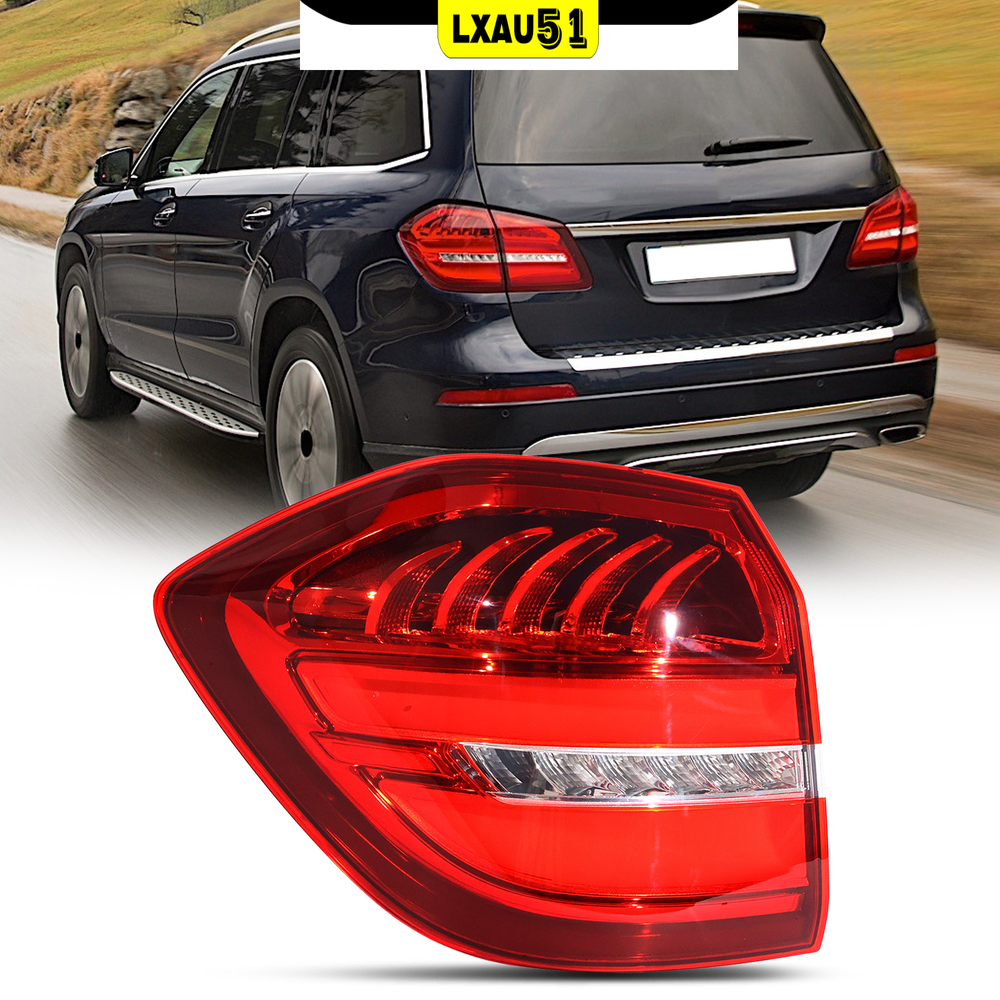 Left Outer Tail Light For 2017-2019 Mercedes-Benz GLS450 GLS550 GLS63 AMG X166