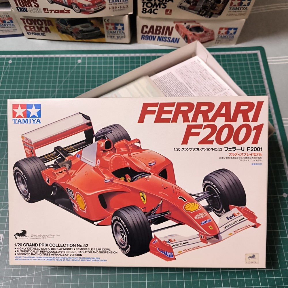 Tamiya 1/20 Ferrari F2001 Grand Prix Collection No.52
