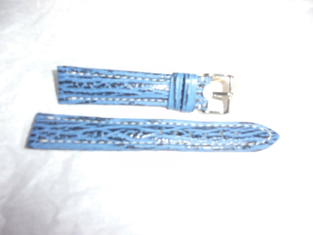 HIRSCH 18mm Shark watch band water resistant ocean made in Austria