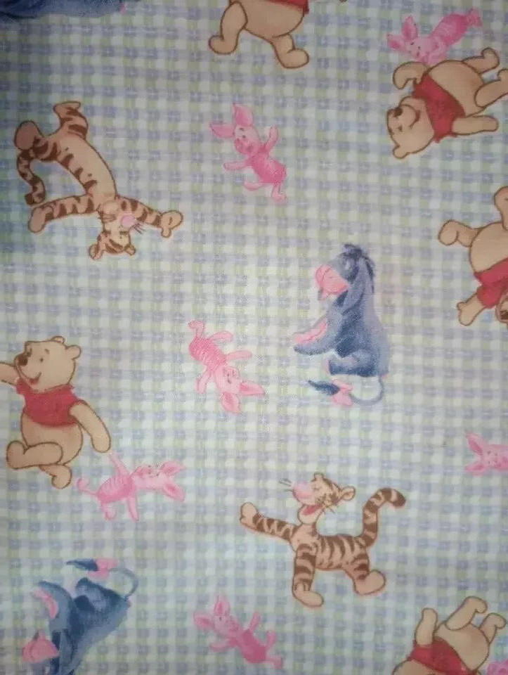 disney pooh tigger fun fabric piglet piece 11 by 10 inch new