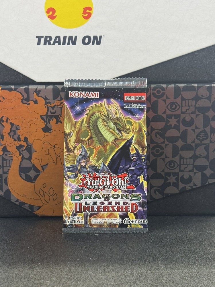 Dragons of Legend Unleashed Booster Pack for Yu-Gi-Oh TCG Brand New