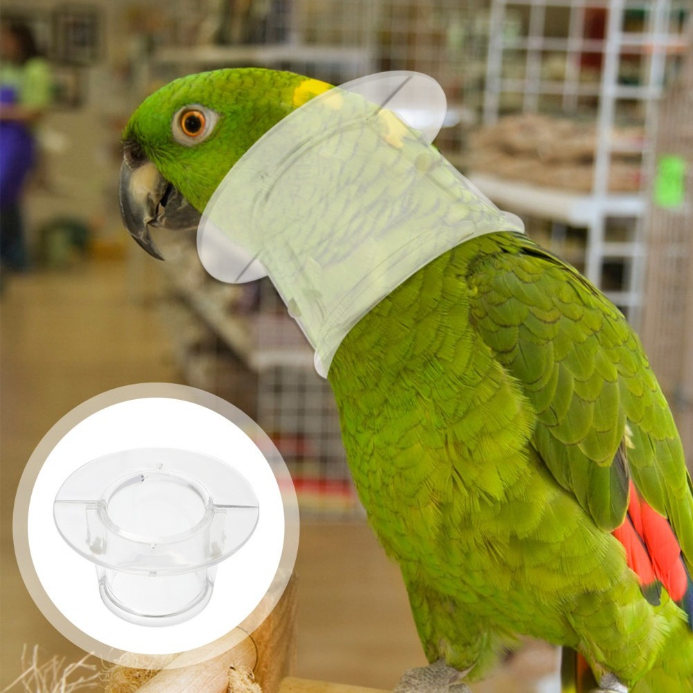 Anti Bite Collar Bird Neck Protector Parrot Cone Plucking for Parrots