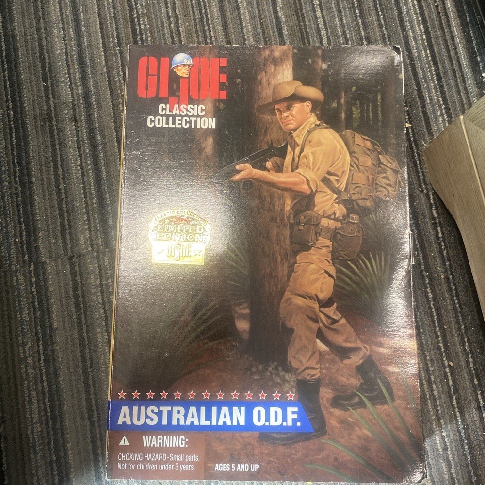 Vintage 1996 G.I. Joe Classic Collection Australian ODF Figure by Hasbro NIP Limited Edition