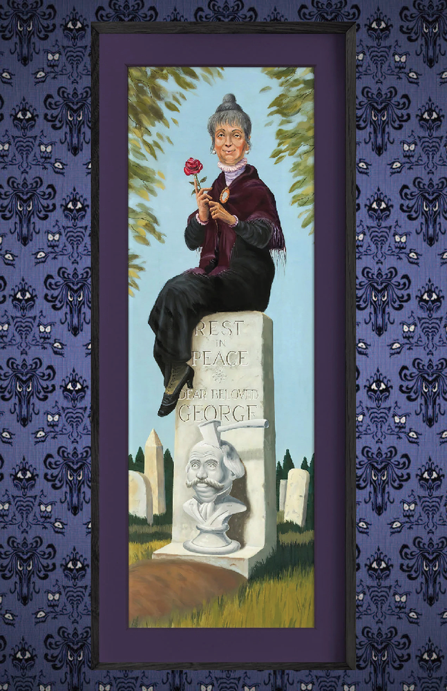 Haunted Mansion Constance George 13x19 Matte Print Disney Wall Art Decor