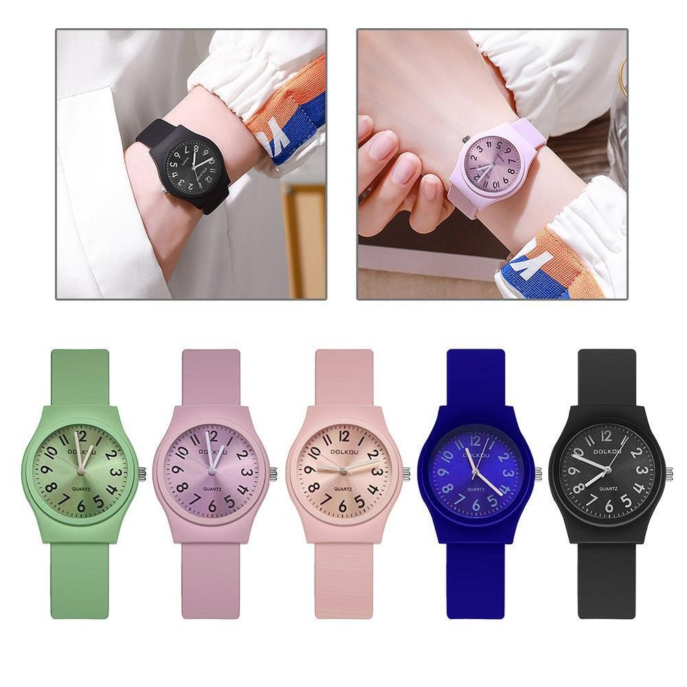 Fresh Candy Color Sweet Girl Watch Slightly Waterproof L7 B6 US Stock