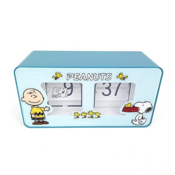 Peanuts Snoopy Flip Clock LBL Tabletop Timepiece Gift Collectible Rare