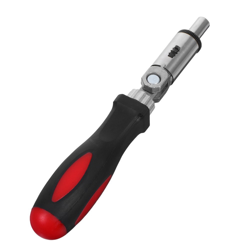6-in-1 Ratchet Screwdriver with Hex Bits and Adjustable Torque