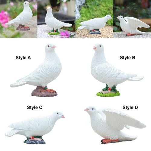 1Pcs Simulation Pigeon Aesthetic Decorative Fake Birds Model for Office Yard