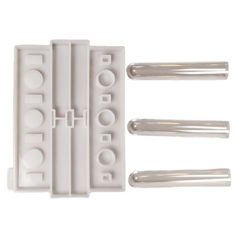 Artistic Silicone Resin Vase Mold for Hydroponic Flowers and Jewelry Making  