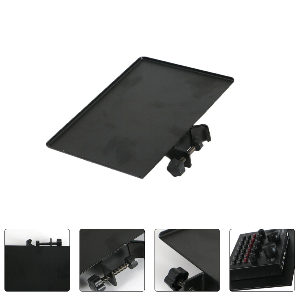 Pork Hook Sound Card Tray Mic Stand Holder Attachable Accessory