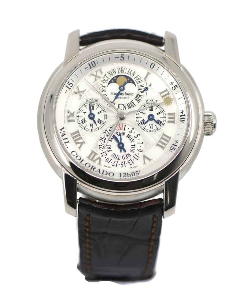 Audemars Piguet Jules Equation Of Time 18K White Gold Watch 26003BC